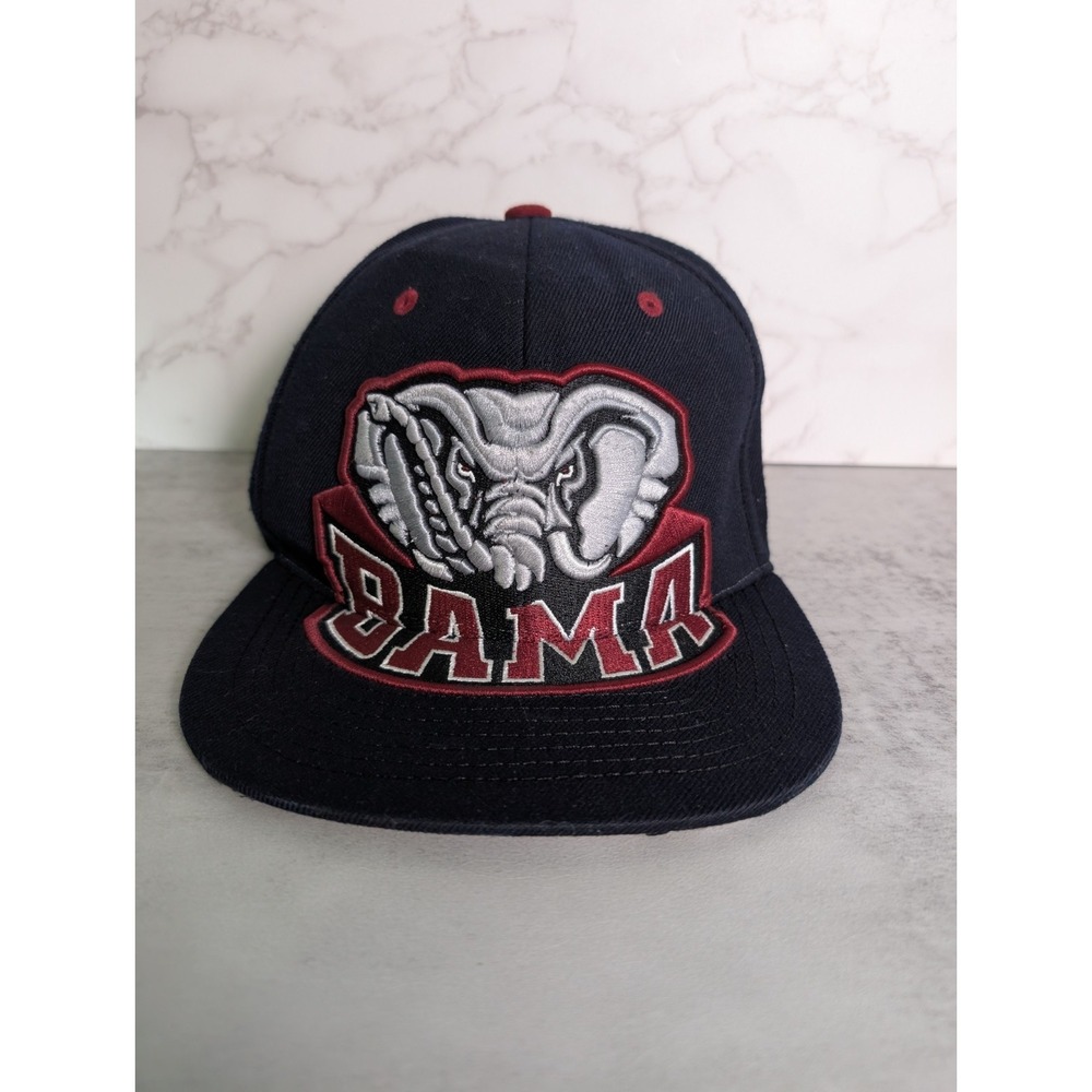 Alabama Crimson Tide BAMA Elephant Snapback Hat Zephyr NCAA Flat Bill Cap